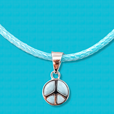 Larimar Peace Sign